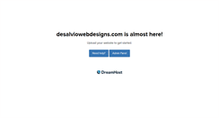 Desktop Screenshot of desalviowebdesigns.com